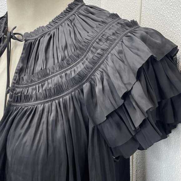 Ulla Johnson “Elvie” Short Sleeve Blouse – Size 4 (NWOT w/ Imperfection) - Picture 5 of 8